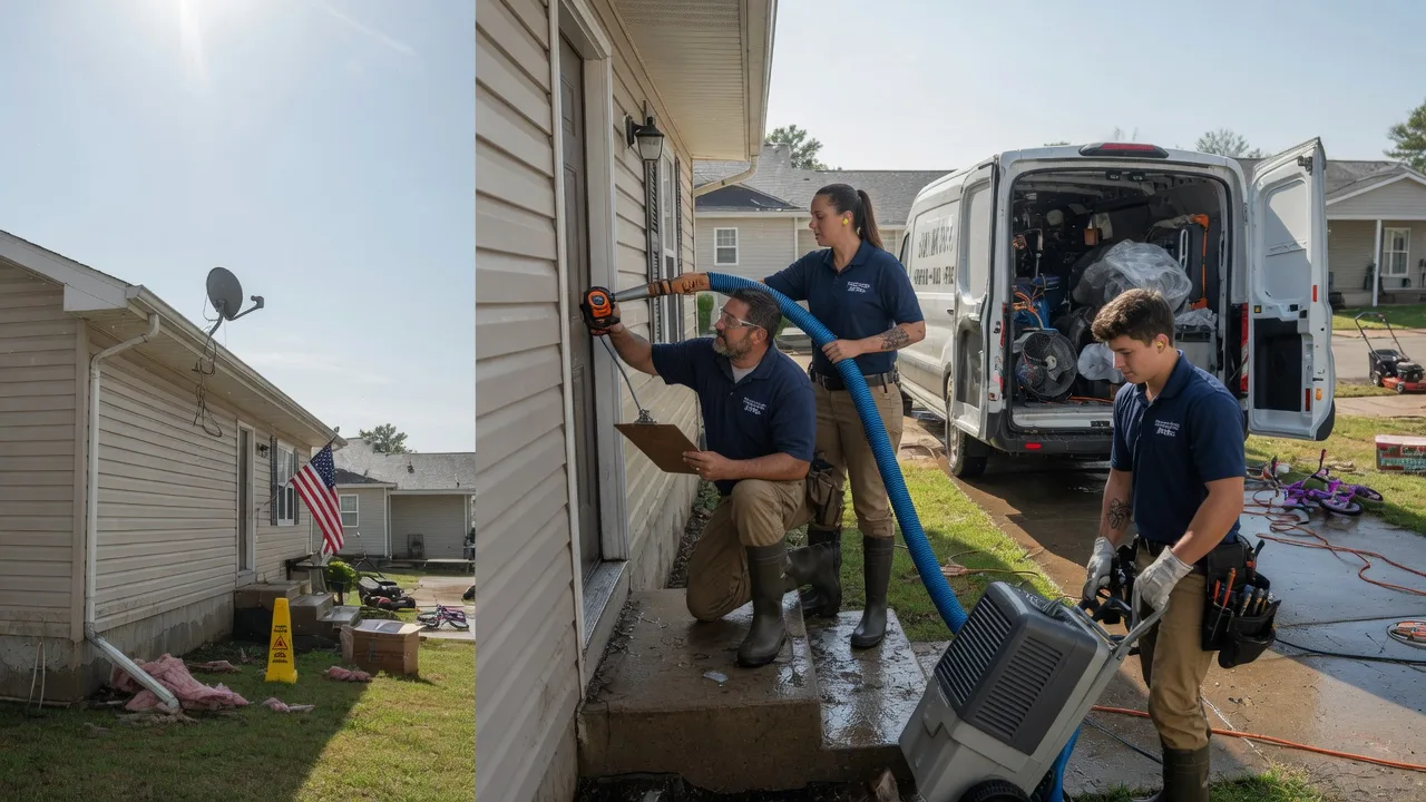 Ceiling Water Damage Restoration in Lillian, TX near me